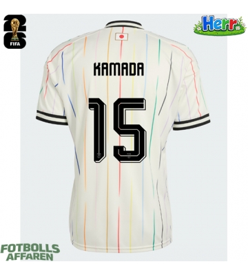 Japan Daichi Kamada #15 Bortatröja VM 2026 Kortärmad